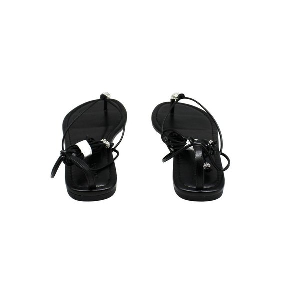 Effortlessly Chic: INC Women's Amille Tie-up Flat Sandals for Stylish Comfort - Picture 8 of 8